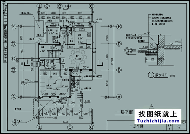 76平方米上海農(nóng)村帶閣樓的小二層房屋設(shè)計(jì)圖,8x11米