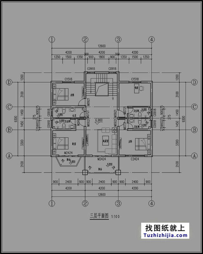 北方新農(nóng)村三層房屋設(shè)計(jì)圖紙大全