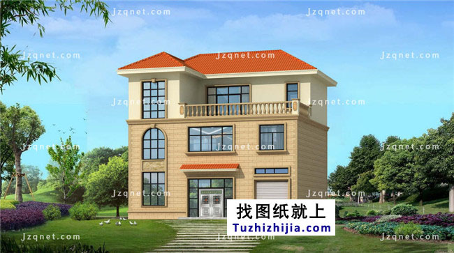 經(jīng)典三層小別墅設(shè)計(jì)圖紙（效果圖+全套cad建筑圖）