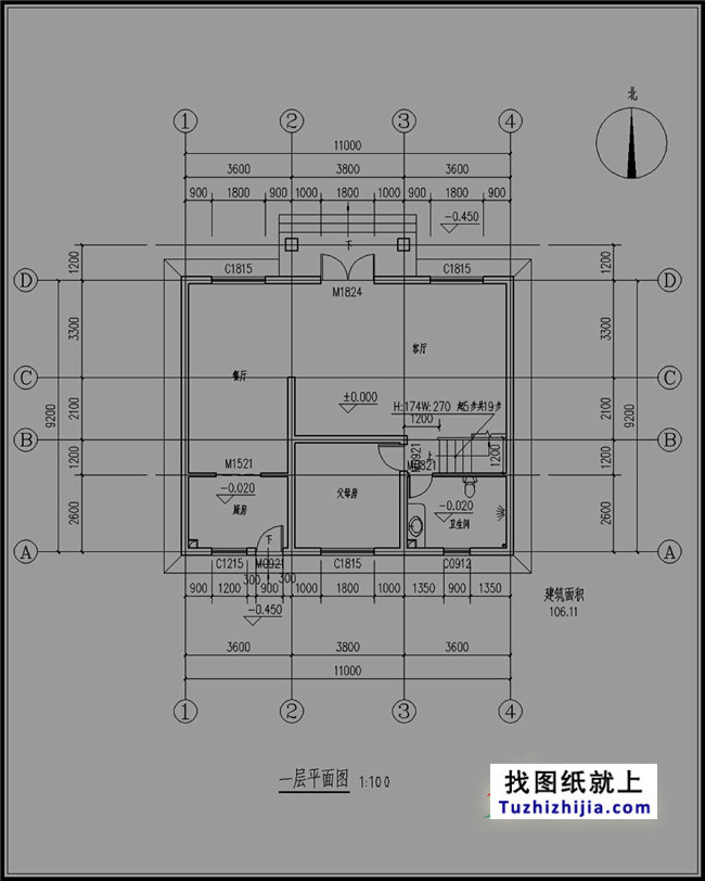 最新三層農(nóng)村別墅設計圖紙