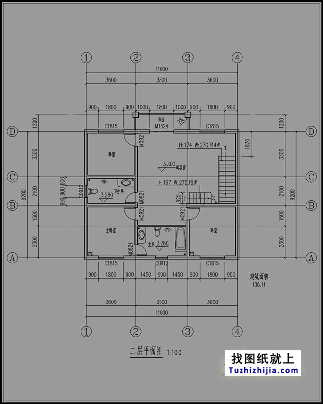 最新三層農(nóng)村別墅設計圖紙