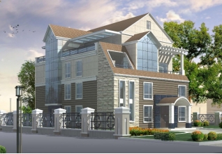 160平方米豪華三層別墅設(shè)計(jì)施工圖紙及效果圖10X16米