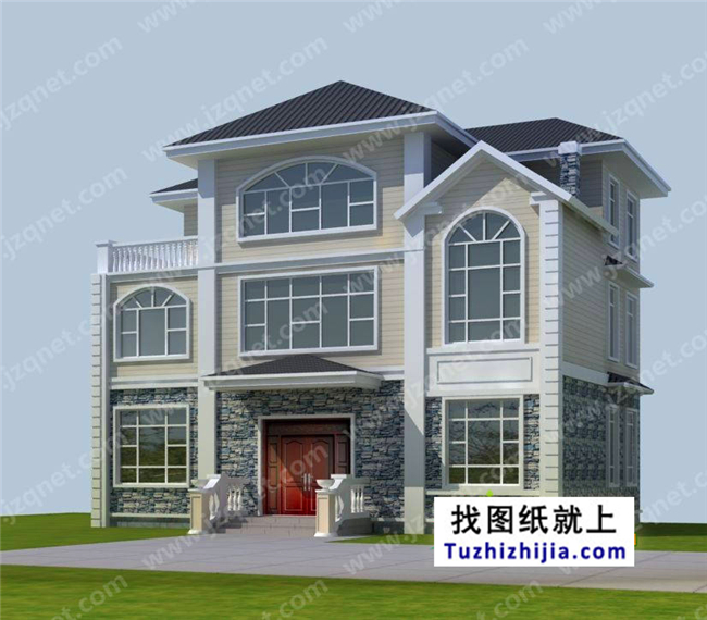 155平方米新三層全套別墅設(shè)計資料，15x10米