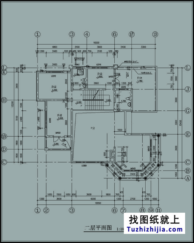 220平方米三層經(jīng)典豪華別墅農(nóng)村設(shè)計圖紙帶外觀效果圖,17X13米