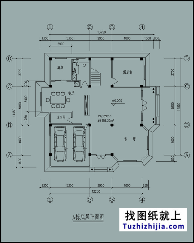  145平方米三層建筑施工設(shè)計(jì)圖紙及效果圖,12X13米