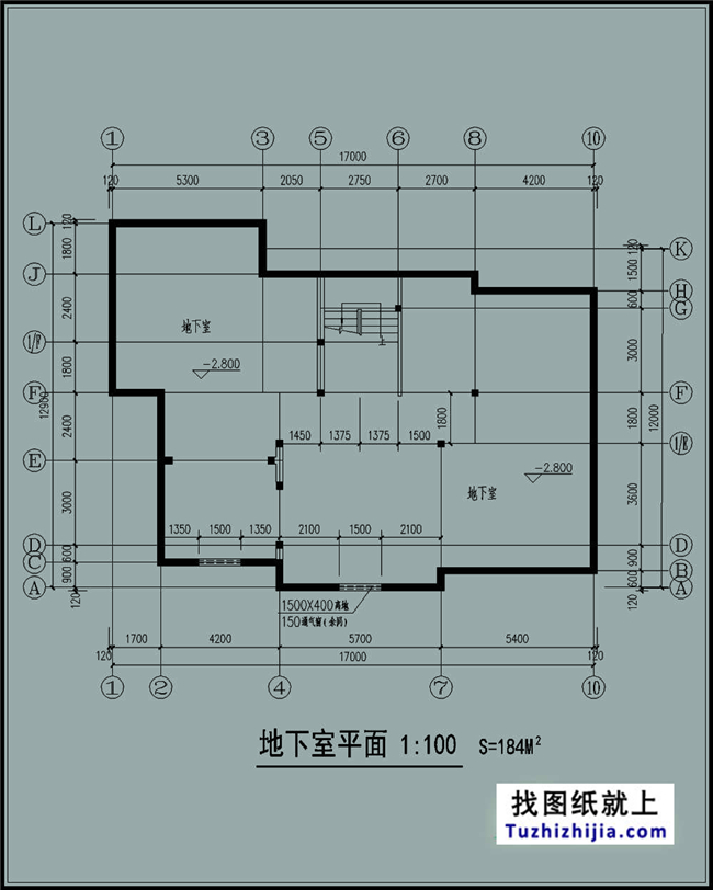 220平方米帶地下室的農(nóng)村三層別墅建筑設(shè)計(jì)圖紙帶外觀,17x13米