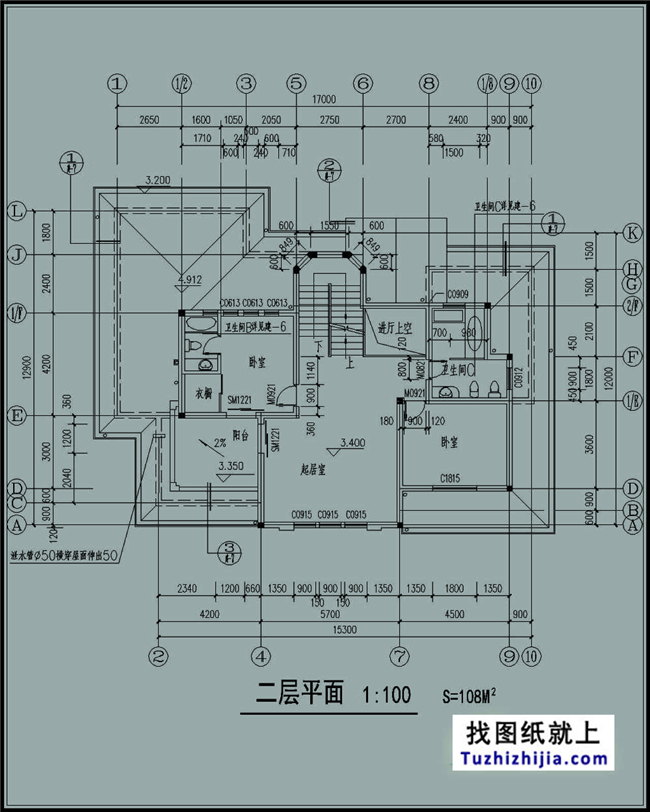220平方米帶地下室的農(nóng)村三層別墅建筑設(shè)計(jì)圖紙帶外觀,17x13米