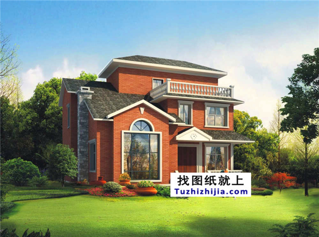 120平方米新農(nóng)村全套三層別墅設(shè)計(jì)圖紙及外觀圖,12X11米