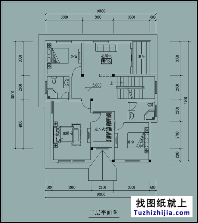 110平方米三層自建別墅設(shè)計(jì)建筑圖紙及效果圖,11X11米