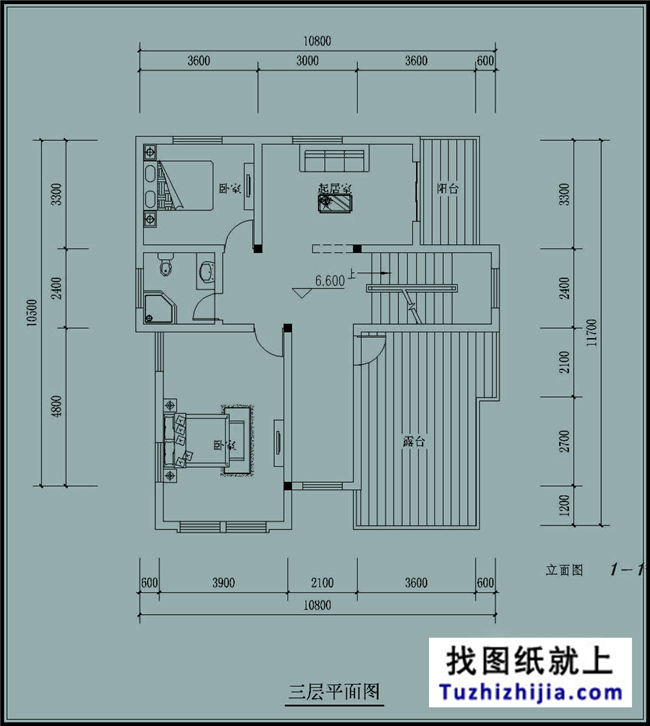 110平方米三層自建別墅設(shè)計(jì)建筑圖紙及效果圖,11X11米