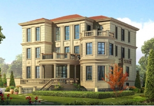 造價50萬豪華型三層別墅設(shè)計圖紙及效果圖15x19米300平方米