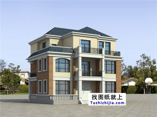 經(jīng)典實用的新農村三層房屋設計圖紙