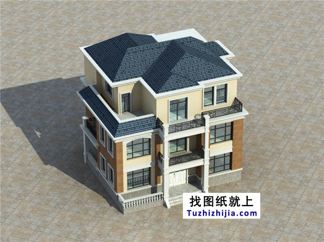 經(jīng)典實用的新農村三層房屋設計圖紙