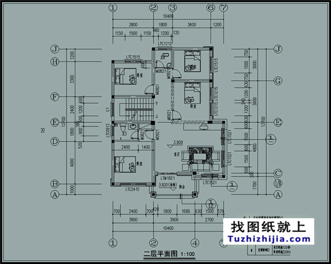 造價：26萬左右新農(nóng)村帶閣樓的三層別墅施工圖紙,10*14米120平方米
