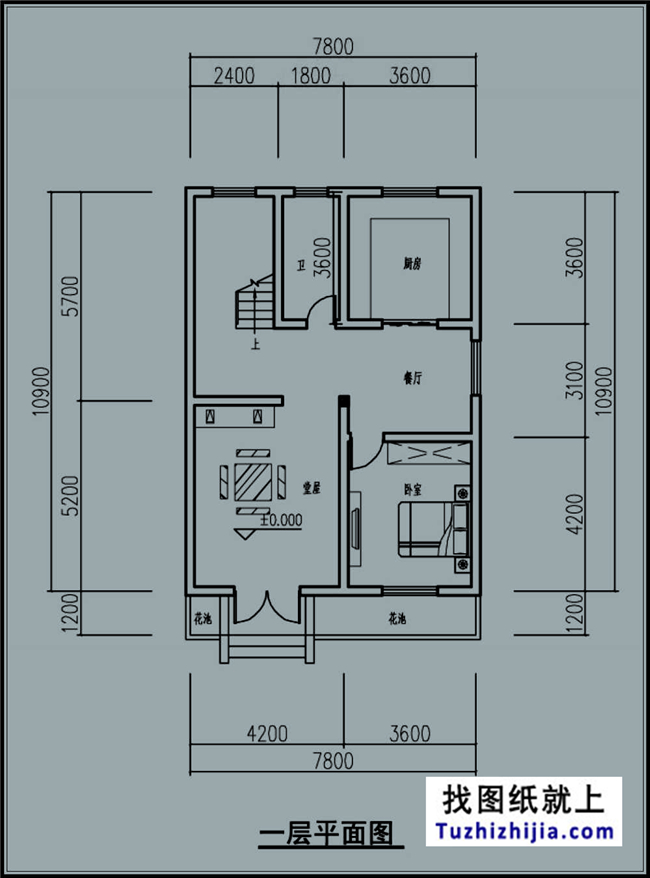 造價(jià)：15萬,農(nóng)村徽派風(fēng)格三層自建別墅設(shè)計(jì)圖,8X11米90平方米