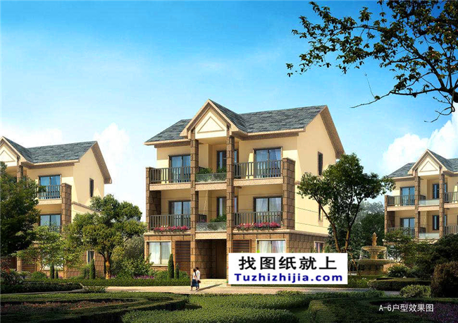 造價(jià):22萬,115平方米三層地中海風(fēng)格農(nóng)村別墅設(shè)計(jì)圖紙,10x12米