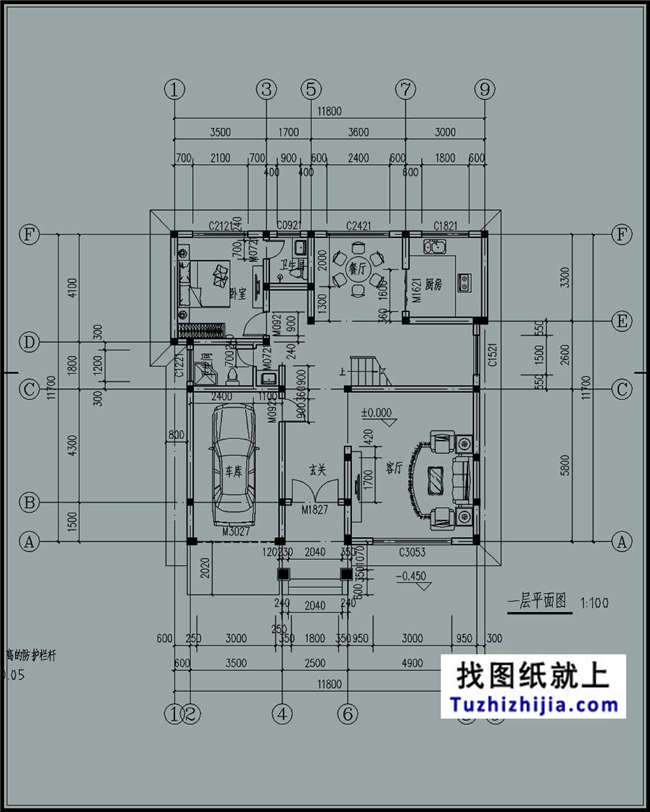 造價:32萬,140平方米農村三層別墅設計圖，12x12米