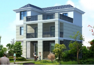 120平方米新農(nóng)村自建別墅設(shè)計施工圖紙及效果圖