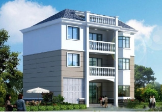 25萬(wàn)左右的農(nóng)村三層房屋建筑施工設(shè)計(jì)圖紙