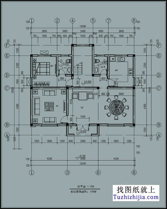 預(yù)算30萬以內(nèi)的三層新農(nóng)村小別墅設(shè)計施工圖紙及效果圖