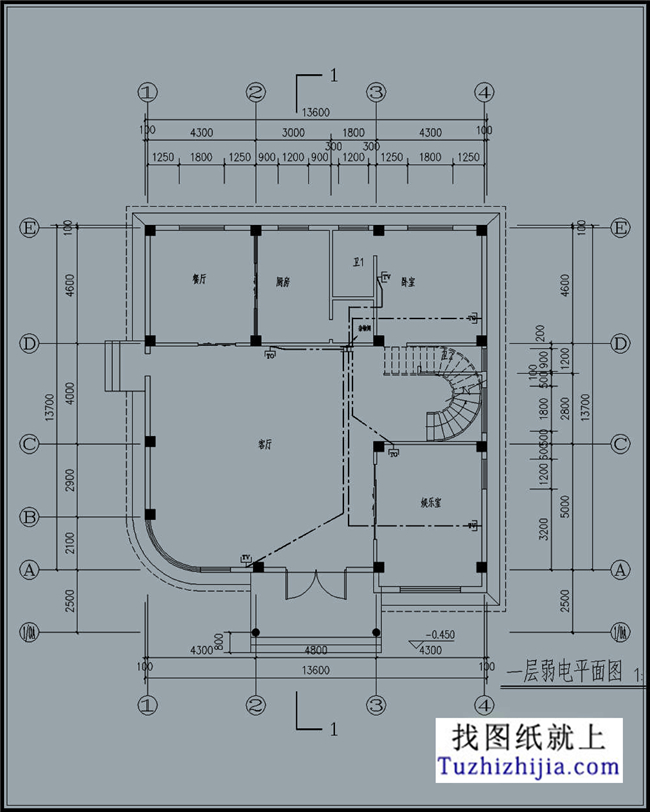 預(yù)算40萬(wàn)左右的樓中樓三層別墅設(shè)計(jì)圖紙及效果圖