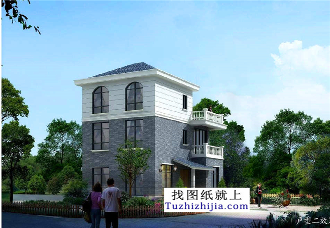 100平米以內(nèi)的小戶型別墅設(shè)計(jì)施工圖紙及效果圖