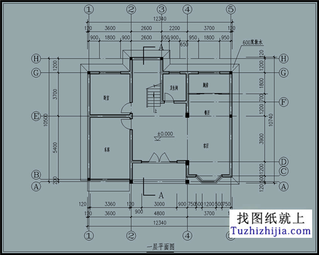 25萬左右的農(nóng)村房屋建筑施工設(shè)計圖紙