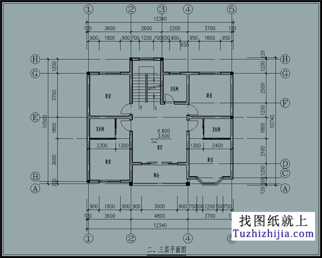 25萬左右的農(nóng)村房屋建筑施工設(shè)計圖紙