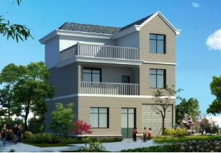 15萬左右的三層新農(nóng)村自建房屋別墅施工設(shè)計(jì)CAD圖