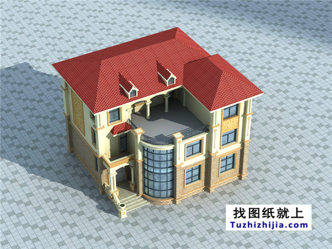  造價(jià)50萬以內(nèi)的新農(nóng)村三層別墅施工設(shè)計(jì)圖紙及效果圖