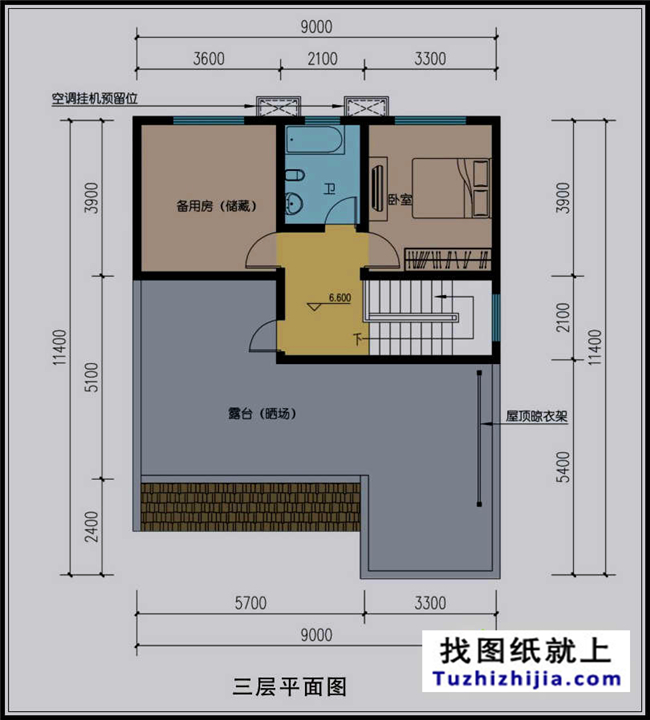 110平方米新農(nóng)村自建房屋施工設(shè)計圖紙及效果圖