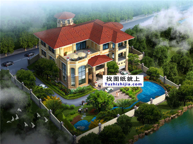 100萬以內(nèi)的豪華三層自建別墅設計圖紙及效果圖