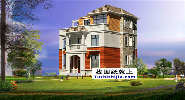 25萬(wàn)左右的自建新農(nóng)村房屋設(shè)計(jì)圖紙及效果圖