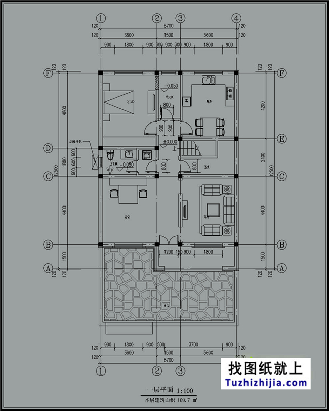 110平方米新農村自建三層房屋別墅設計圖紙及外觀效果圖