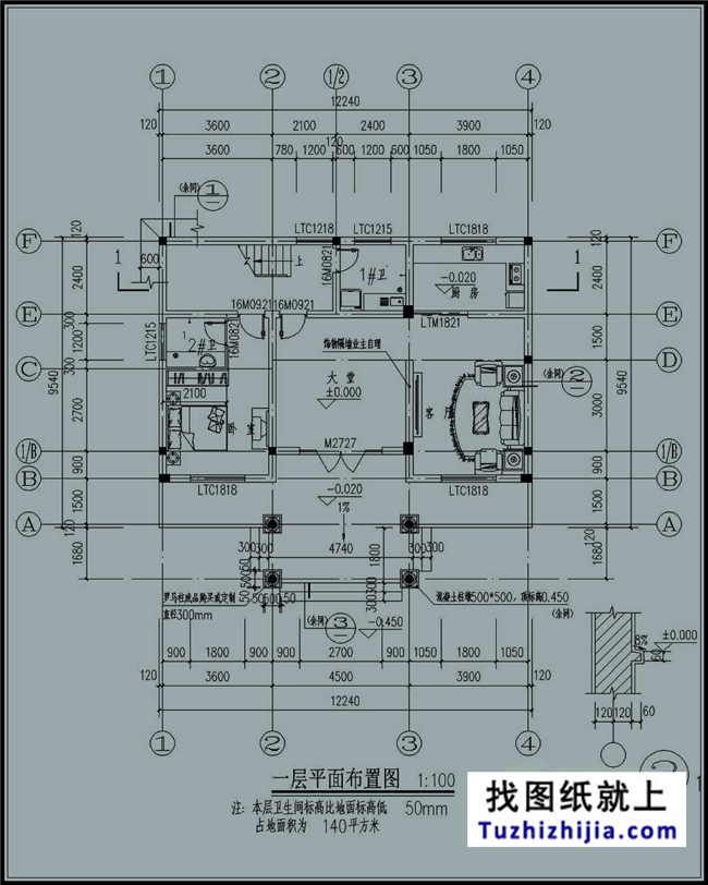 預(yù)算20萬左右的三層現(xiàn)代房屋別墅設(shè)計施工圖紙及效果圖