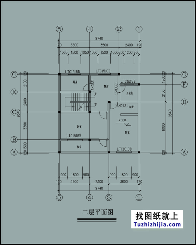 15萬左右的三層新農村自建房屋別墅施工設計CAD圖
