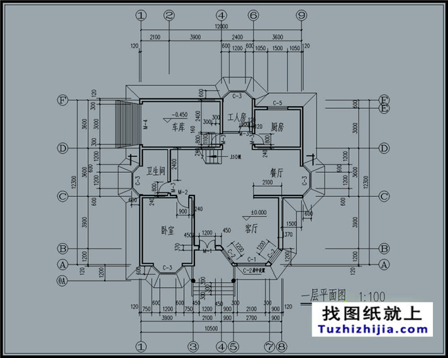 現代簡約130平米三層自建房屋別墅施工設計圖紙及效果圖