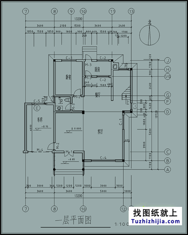 小戶型90平米三層新農(nóng)村自建房屋設(shè)計(jì)施工CAD圖紙及效果圖