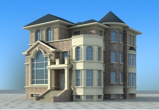 帶地下室的新農(nóng)村自建別墅設(shè)計方案及效果圖