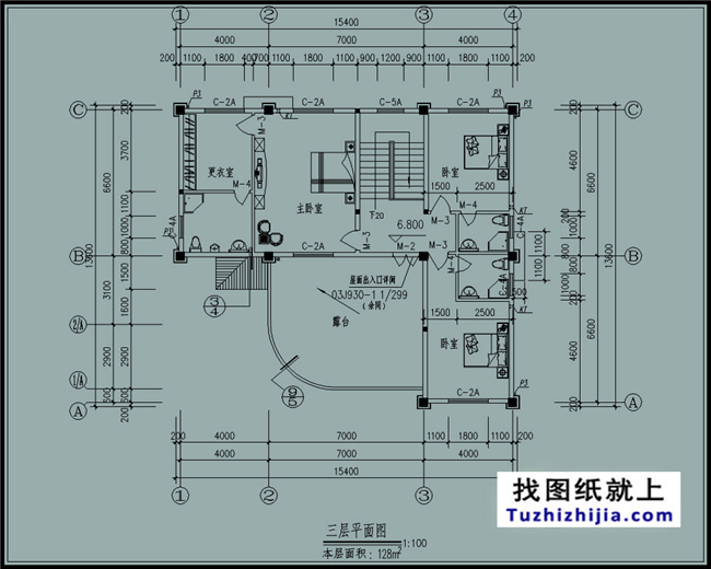 造價65萬左右的三層歐式別墅房屋設(shè)計施工CAD圖紙及效果圖