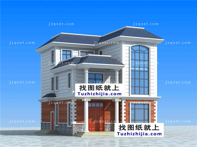  【農(nóng)村別墅設(shè)計(jì)圖紙及效果圖大全】三層帶露臺(tái)設(shè)計(jì)