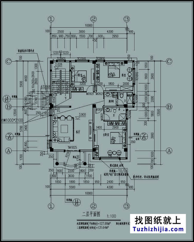  【農(nóng)村別墅設(shè)計(jì)圖紙及效果圖大全】三層帶露臺(tái)設(shè)計(jì)
