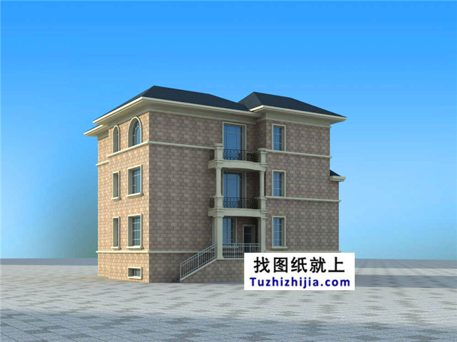 帶地下室的新農(nóng)村自建別墅設(shè)計方案及效果圖