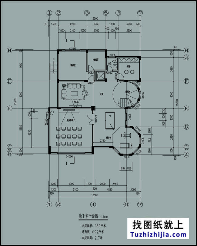 帶地下室的新農(nóng)村自建別墅設(shè)計方案及效果圖