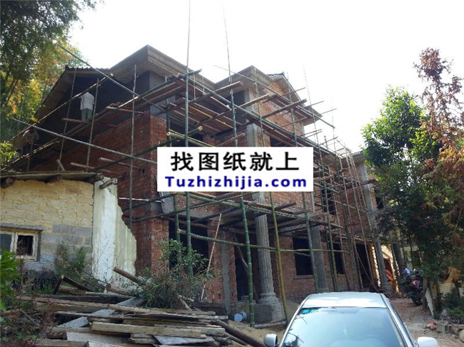 湖南省劉先生自建的雙拼二層帶閣樓全套施工直播。