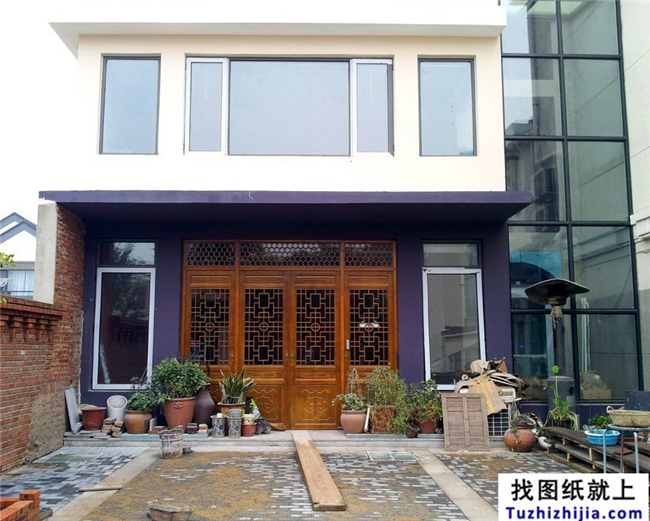 土豪金總的自建花園中式別墅直播。