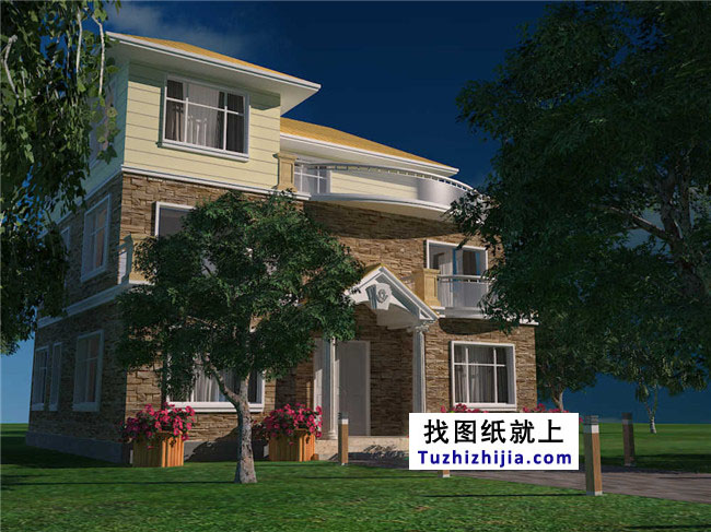 140平方米三層別墅設(shè)計圖紙