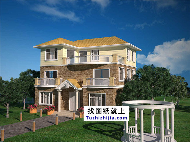 140平方米三層別墅設(shè)計圖紙