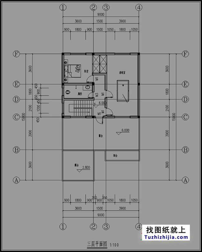 帶小院新農(nóng)村房屋設(shè)計圖紙