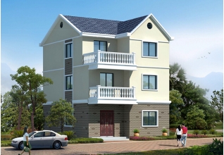 簡(jiǎn)單新農(nóng)村住宅設(shè)計(jì)圖集，三層樓房設(shè)計(jì)圖紙精選